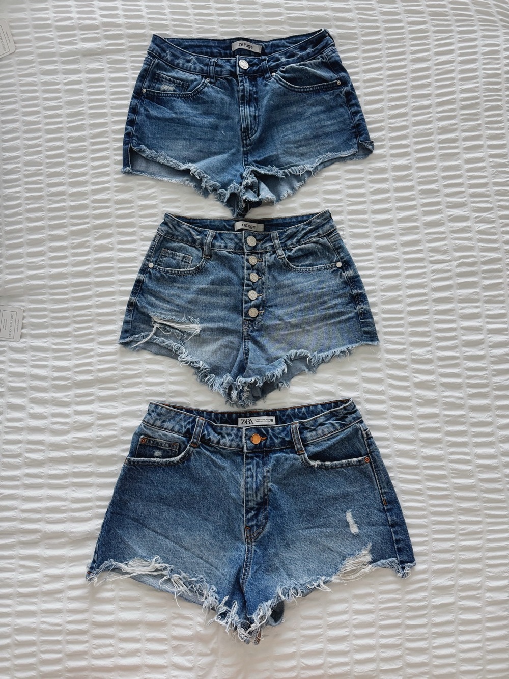 Women's Distressed Blue Denim Short Bundle